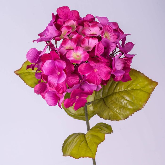 Hortensia de plástico MONA, fucsia, 70cm, Ø16cm