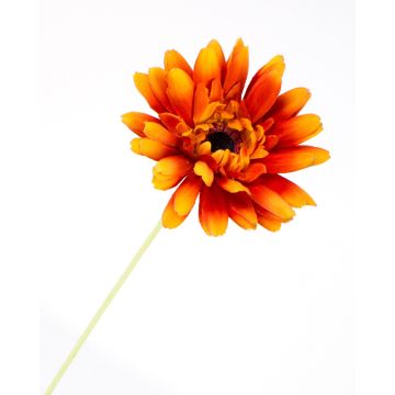 Gerbera de plástico VIRGINIA, naranja, 55cm, Ø11cm