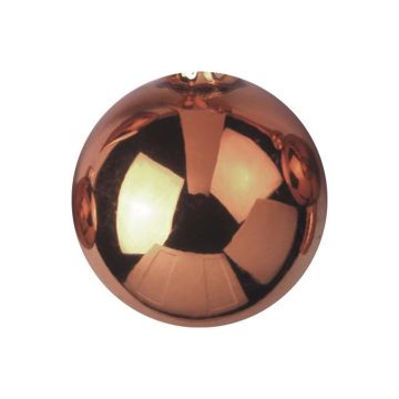 Bolas de Navidad FABIANA, 48 piezas, cobre brillante, Ø3,5cm