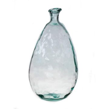 Botella ASOKINO, cristal, reciclado, transparente, 47cm, Ø27cm