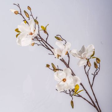 Magnolia de plástico LILO, crema, 110cm, Ø5-9cm