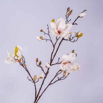 Magnolia de plástico LILO, blanco-rosa, 110cm, Ø5-9cm