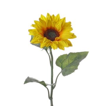 Girasol de plástico LUPITA, amarillo, 80cm, Ø17cm