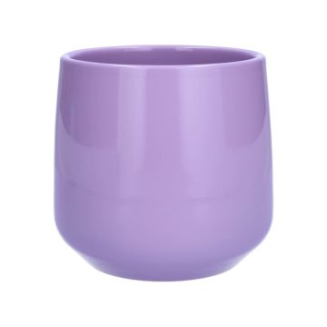 Cachepot ZIOKA en cerámica, morado, 20,8cm, Ø23,5cm