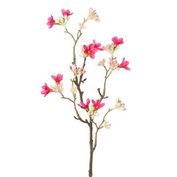 Rama de flor de siete hijos artificial HEDDA, rosa, 50cm