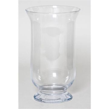 Farolillo de cristal LEA OCEAN, cilíndrico/redondo, transparente, 30cm, Ø18cm