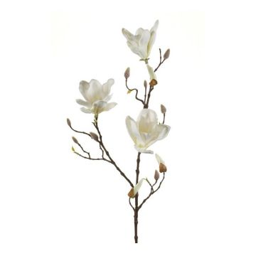 Magnolia de plástico MALVAO, crema, 90cm