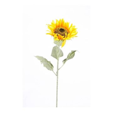 Girasol artificial CORALINE, amarillo, 80cm