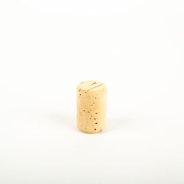 Corcho natural JAKOBA, con estrías en ambos lados, claro, 4cm, Ø2,6cm